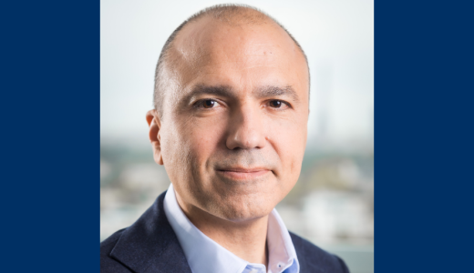 David-Alexandre Fournier, Chief Human Resources Officer, official picture with blue background